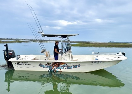 Captain Cam’s 23' Carolina Skiff in Murrells Inlet, South Carolina