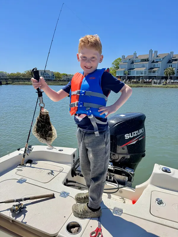 charter fishing trip photo