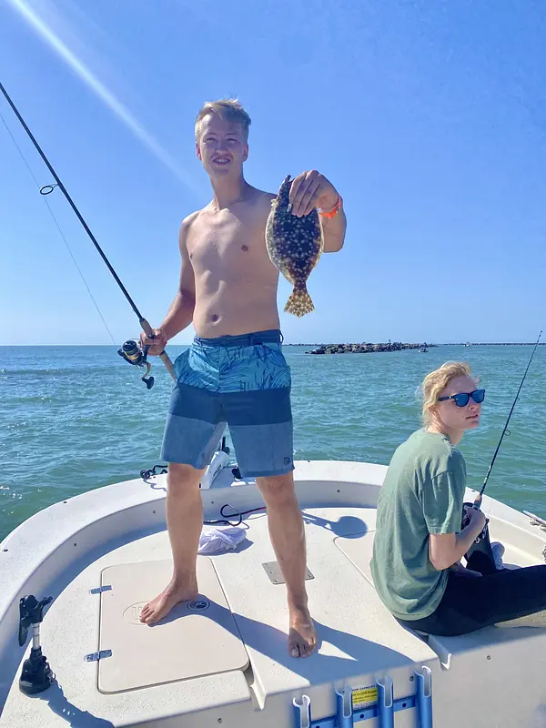 charter fishing trip photo
